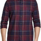 Weatherproof Vintage Men's Brushed Flannel Shirt Red Size Small