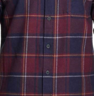 Weatherproof Men's Brushed Antique Flannel Plaid Shirt Oxblood Size 2 Extra Large