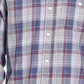 Weatherproof Vintage Men's Button-Down Plaid Shirt Gray Size Medium