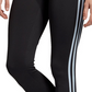 Adidas Women's Design 2 Move 3-Stripe High-Rise Leggings Black Size Large