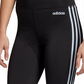 Adidas Women's Design 2 Move 3-Stripe High-Rise Leggings Black Size  Extra Small