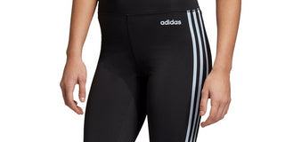 Adidas Women's Design 2 Move 3-Stripe High-Rise Leggings Black Size  Extra Small
