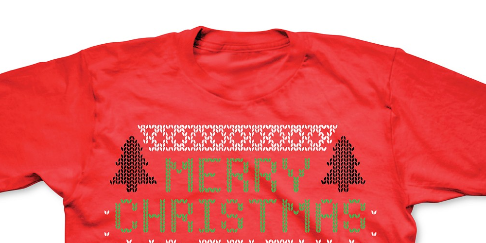 Freeze Men's Animal Christmas T-Shirt Red Size Large