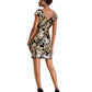 Guess Women's Velvet Sequin Dress Black Size 2