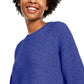 Hippie Rose Juniors' Long-Sleeve Sweater Blue Size Small