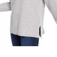 Hippie Rose Juniors' Long-Sleeve Sweater Gray Size Extra Small