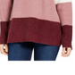 Hippie Rose Juniors' Colorblocked Thermal-Knit Sweater Red Size Extra Large