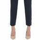 Tommy Hilfiger Women's Linen Radcliff Pants Navy Size 14