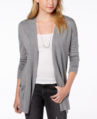 Hippie Rose Juniors' Cozy Cardigan White Size Small