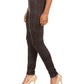 Hippie Rose Juniors' Women's Plaid Pull-On Ponte Pants Gray Size X-Large