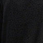 Hippie Rose Juniors' Mock-Neck Sherpa Pullover Black Size Medium