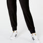 Hippie Rose Juniors' Corduroy Jogger Pants Black Size Medium