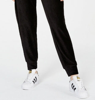 Hippie Rose Juniors' Corduroy Jogger Pants Black Size Medium