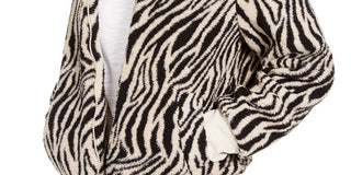 Hippie Rose Juniors' Sherpa Jacket Black Size Medium