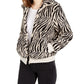 Hippie Rose Juniors' Sherpa Jacket White Size Extra Small