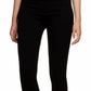 Hippie Rose Juniors' Fleece-Lined Leggings Black Size Extra Large