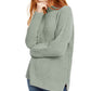 Hippie Rose Juniors' Mock-Neck Chenille Sweater Med Green Size Medium