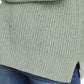Hippie Rose Juniors' Mock-Neck Chenille Sweater Med Green Size Medium