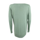 Hippie Rose Junior's V Neck Tunic Sweater Green Size X-Large