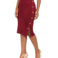 Hippie Rose Juniors' Button Sweater Skirt Purple Size Small