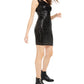 Teeze Me Juniors' One-Shoulder Sequin Dress Black Size 1