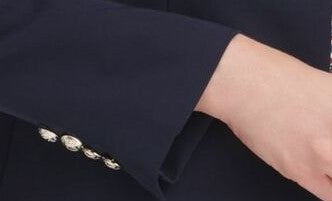 Tommy Hilfiger Women's One-Button Blazer Black Size 6