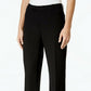 Tommy Hilfiger Women's Modern Straight-Leg Modern Dress Pants Black Size 14