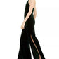 Teeze Me Women's Juniors' Velvet Jumpsuit Green Size 1