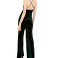 Teeze Me Juniors' Velvet Jumpsuit  Green Size 13