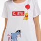 Disney Juniors' Winnie The Pooh Graphic T-Shirt White Size Large