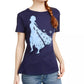 Disney Juniors' Frozen Graphic T-Shirt Med Blue Size X-Large
