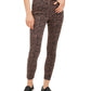 Rewash Women's Juniors' Printed Skinny Jeans Purple Size 5