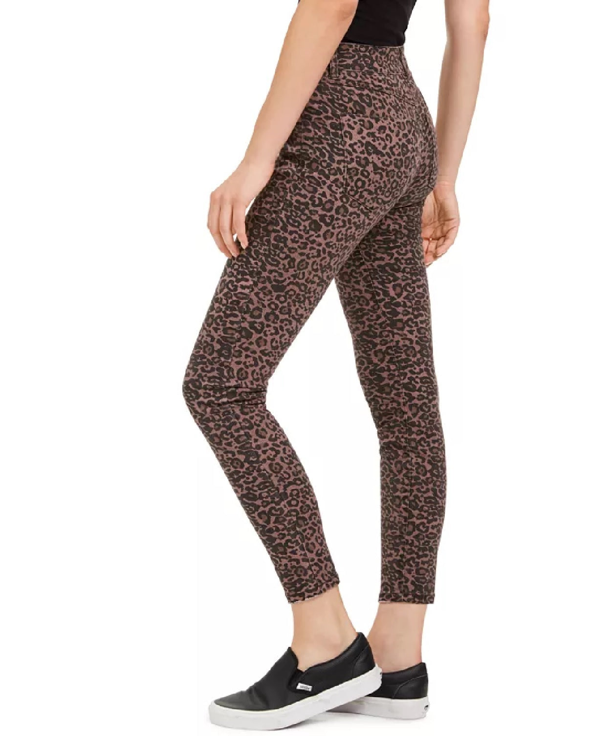 Rewash Juniors' Printed Skinny Jeans Purple Size 11