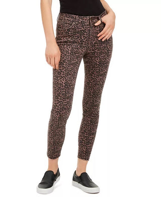 Rewash Juniors' Printed Skinny Jeans Purple Size 11