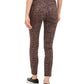 Rewash Juniors' Printed Skinny Jeans Purple Size 11