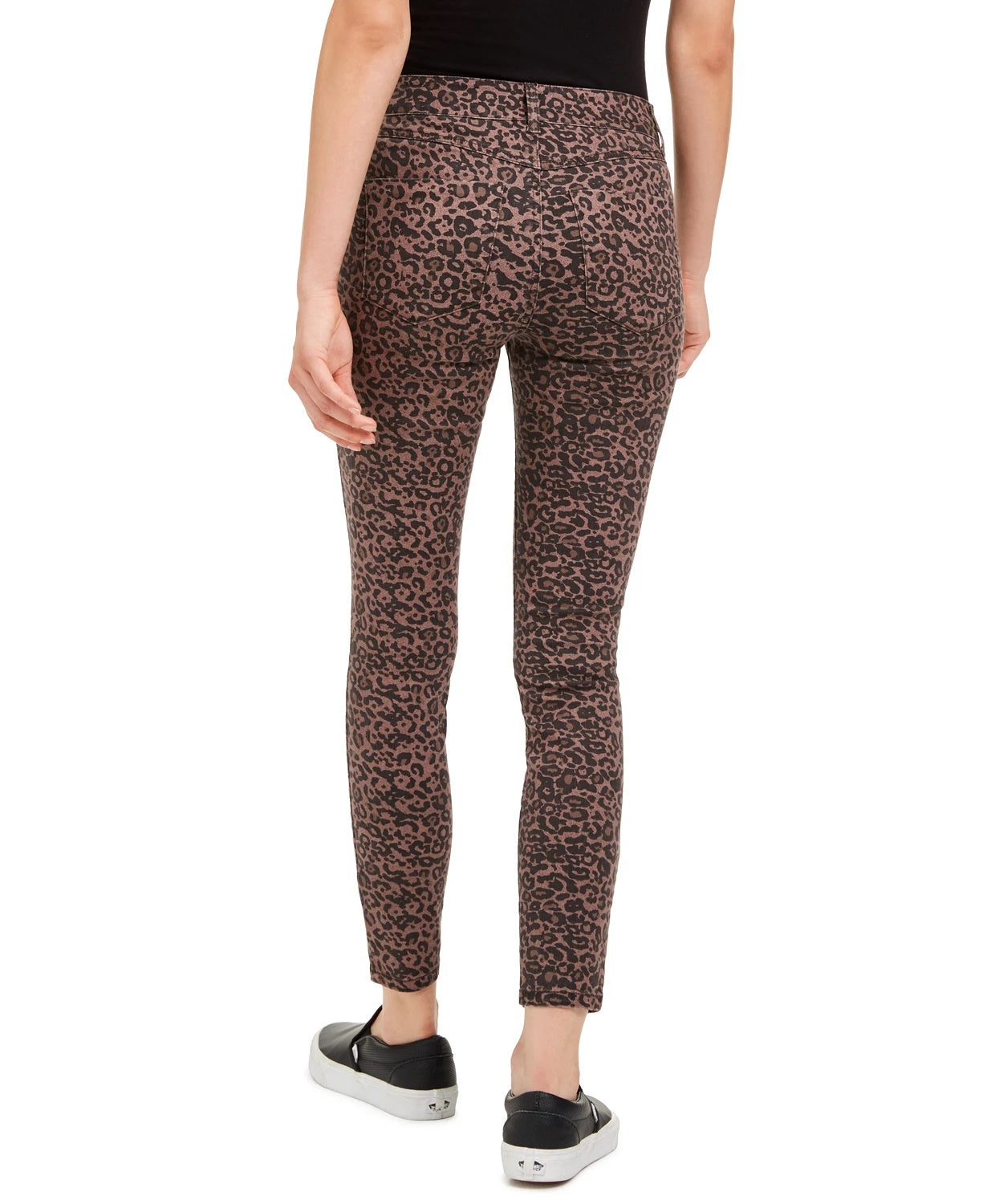 Rewash Juniors' Printed Skinny Jeans Purple Size 11
