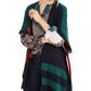 Tommy Hilfiger Women's Colorblocked Poncho Cardigan Blue Size Extra Large