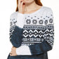 Tommy Hilfiger Women's Fair Isle Cotton Top White Size Large