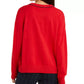 Tommy Hilfiger Women's Crewneck Varsity Sweater  Red Size Extra Large