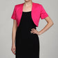 Jessica Howard Women's Bolero Cardigan Pink Size X-Large