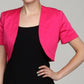 Jessica Howard Women's Bolero Cardigan Pink Size X-Large