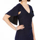 Jessica Howard Women's Capelet Gown Charcoal Size 16