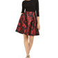 Jessica Howard Women's Pleated-Skirt Fit & Flare Dress Black Size 12