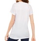 Love Tribe Women's Juniors' Hello Weekend Graphic T-Shirt White Size Large