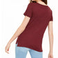 Love Tribe Juniors' Feeling Blessed Graphic Print T-Shirt Red Size X-Small