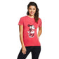 Disney  Juniors' Minnie Mouse Graphic T-Shirt Red Size Extra Large