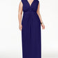 Love Squared Women's Trendy Plus Size Sleeveless Knotted Maxi Dress Cobalt Size 1X