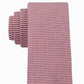 Calvin Klein Men's Micro Squares Skinny Silk Tie Red Size Regular