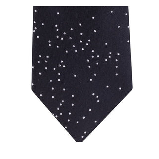 Calvin Klein Men's Speckled Dots Tie Black One Size