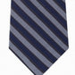Calvin Klein Men's Classic Stripe Silk Tie Blue Size Regular
